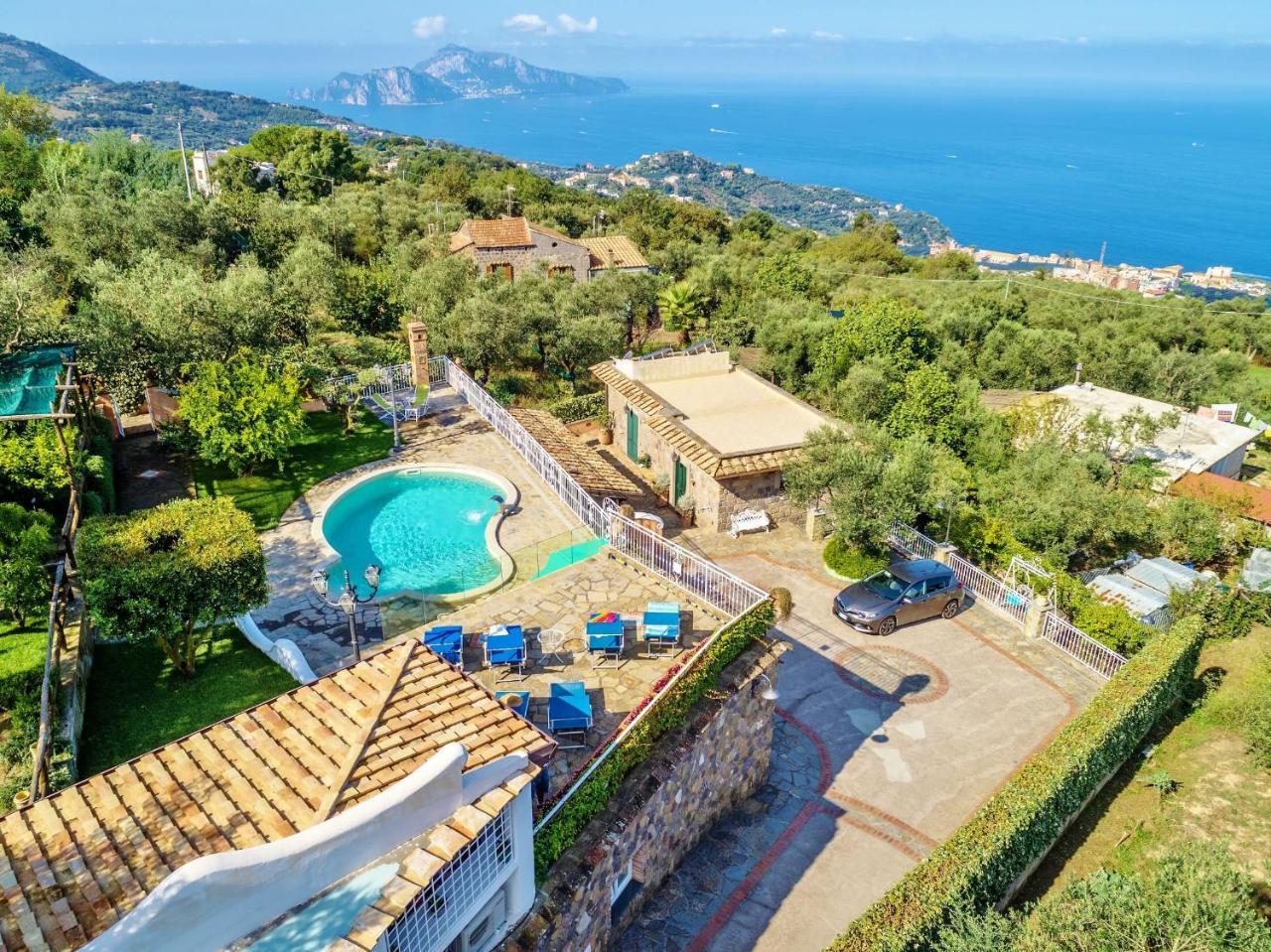 Villa Marika - Private Heated Pool Massa Lubrense Kültér fotó